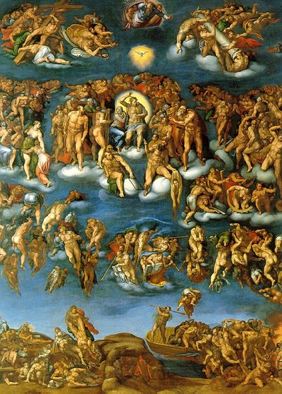 The Last Judgment by Michelangelo Buonarroti